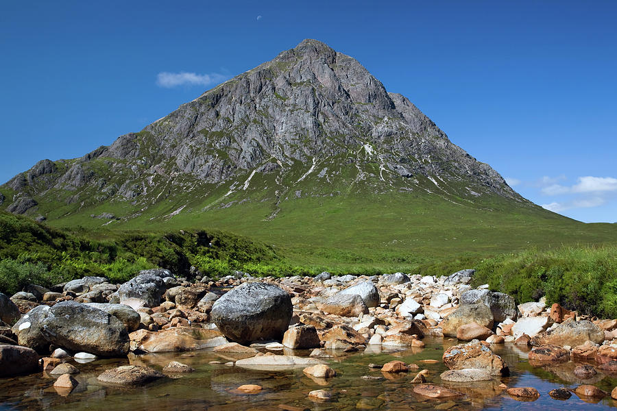Scottish Mountain In Summer Photograph by Alan Cosh