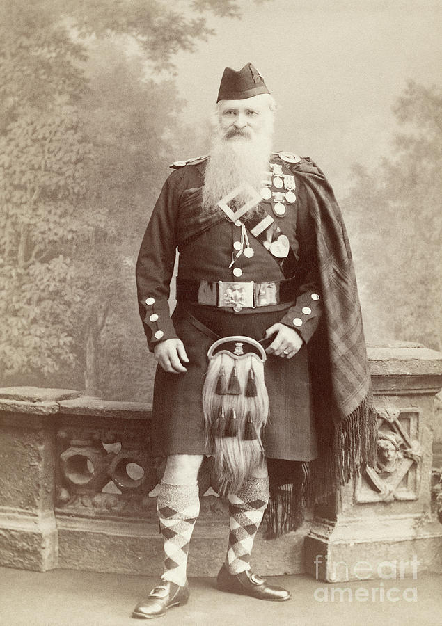 Scottish Sergeant In Traditional Garb Photograph by Bettmann