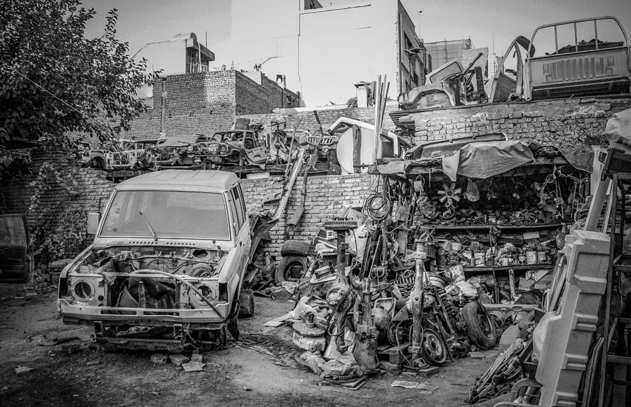 Scrap Cars Photograph by Safoura Asghari