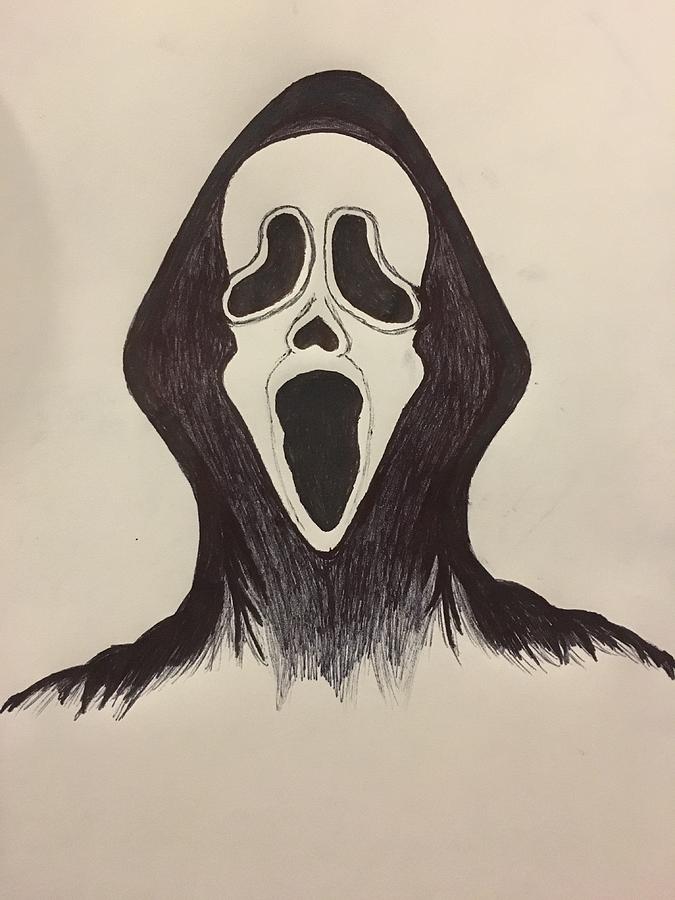 Scream Drawing by Grace Fillak - Fine Art America