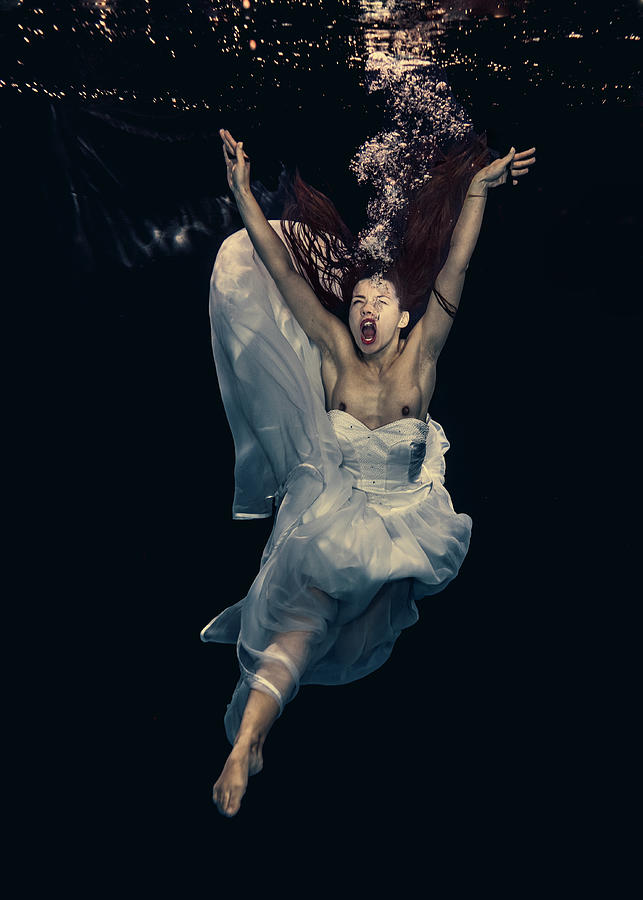 Scream Photograph by Petr Kleiner