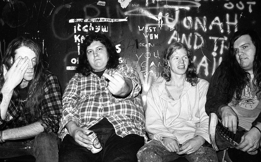 Screaming Trees Back Stage Fulham Photograph by Martyn Goodacre