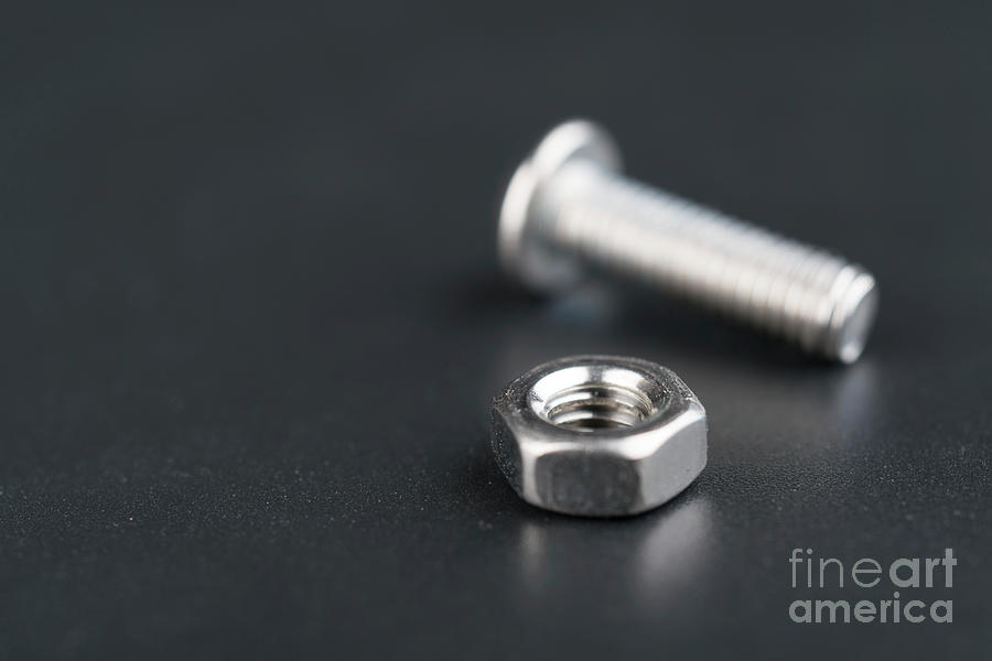 Screw And Bolt Photograph by Wladimir Bulgar/science Photo Library