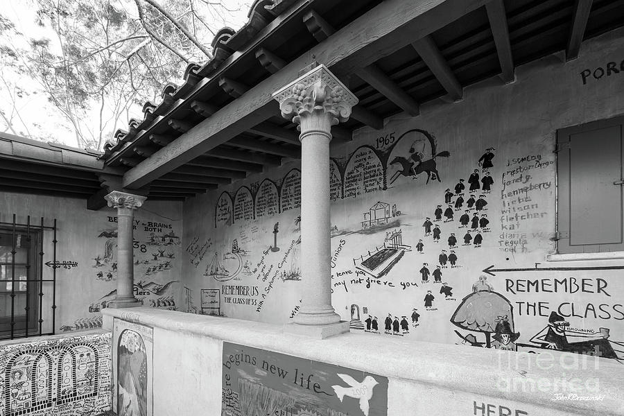Scripps College Graffiti Wall Photograph by University Icons