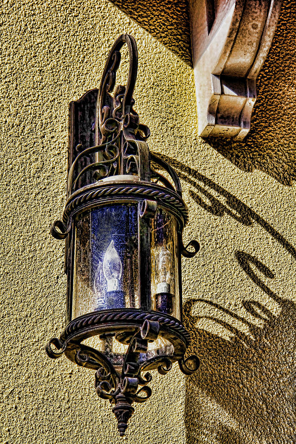 Scrolled Ironwork Streetlamp Photograph by HH Photography of Florida