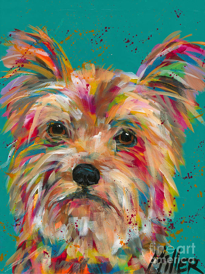 Scruffy Painting by Tracy Miller