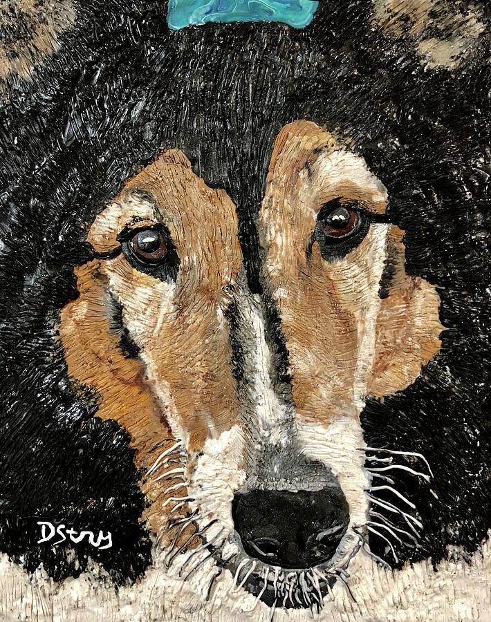 Scully Mixed Media by Deborah Stanley