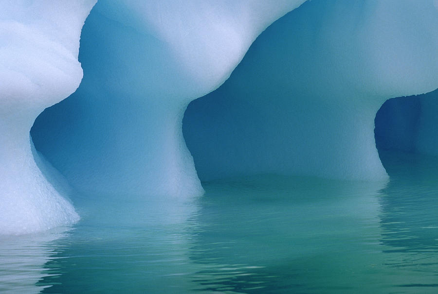 Sculpted Iceberg Shape Produced Photograph by Nhpa - Fine Art America