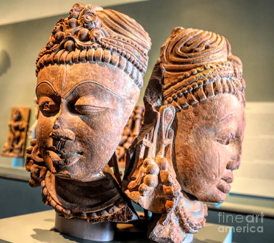 Sculpture Art Ancient Asia  Photograph by Chuck Kuhn