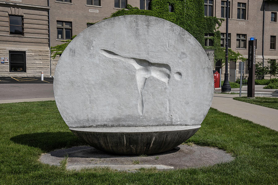 Sculpture at The Ohio State University Photograph by John McGraw