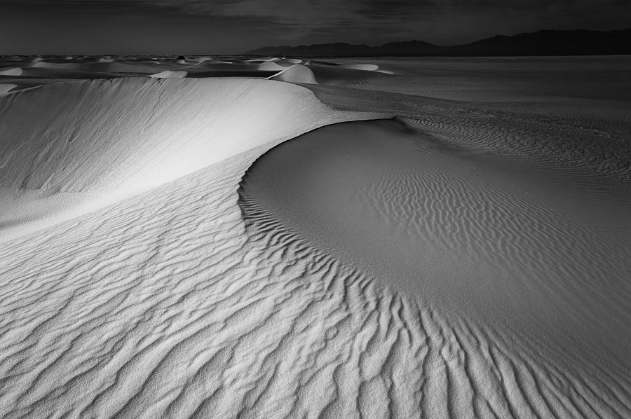 White Sands National Monument Photograph - Sculptured Sands by Lydia Jacobs