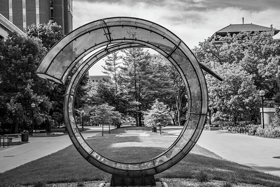 Sculture at University of Michigan Photograph by John McGraw