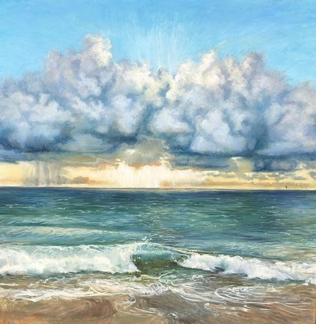 Sea and Sky Painting by Kim Karelson - Fine Art America