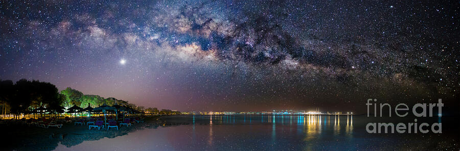 Sea Beach At Night With Milky Way Photograph by Wladimir Bulgar/science Photo Library Sea Beach At Night With Milky Way Photograph by Wladimir Bulgar/science Photo Library