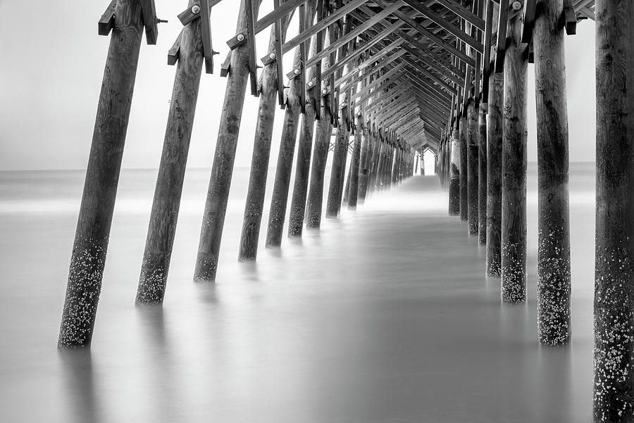 Black And White Photograph - Sea Cathedral by Moises Levy