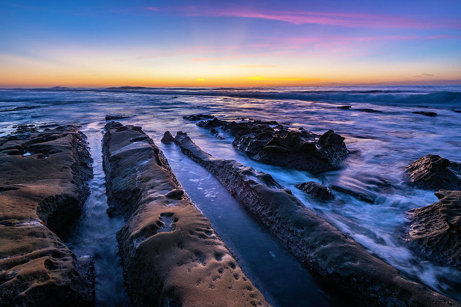  Sea Channels Sunset Photograph by Scott Cunningham