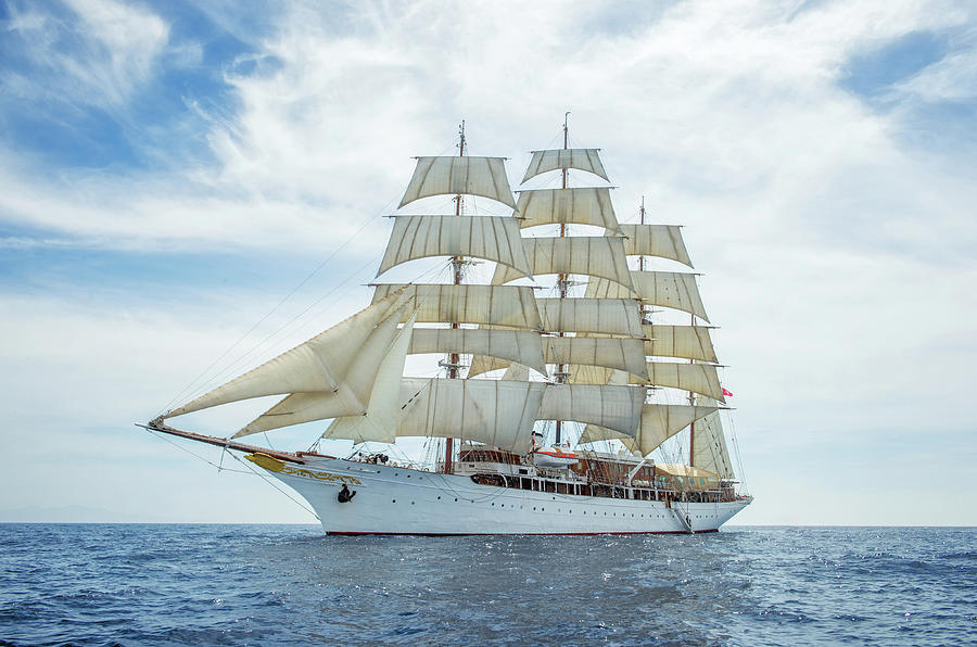 Sea Cloud Sailing Ship Photograph by Max Seigal - Fine Art America