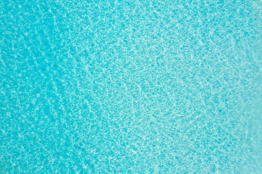 Nature Photograph - Sea From Above Drone View. Blue Sea by Levente Bodo
