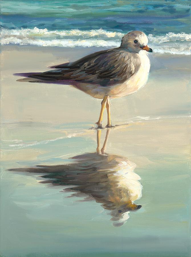 Seagull Painting - Sea Gull II by Laurie Snow Hein