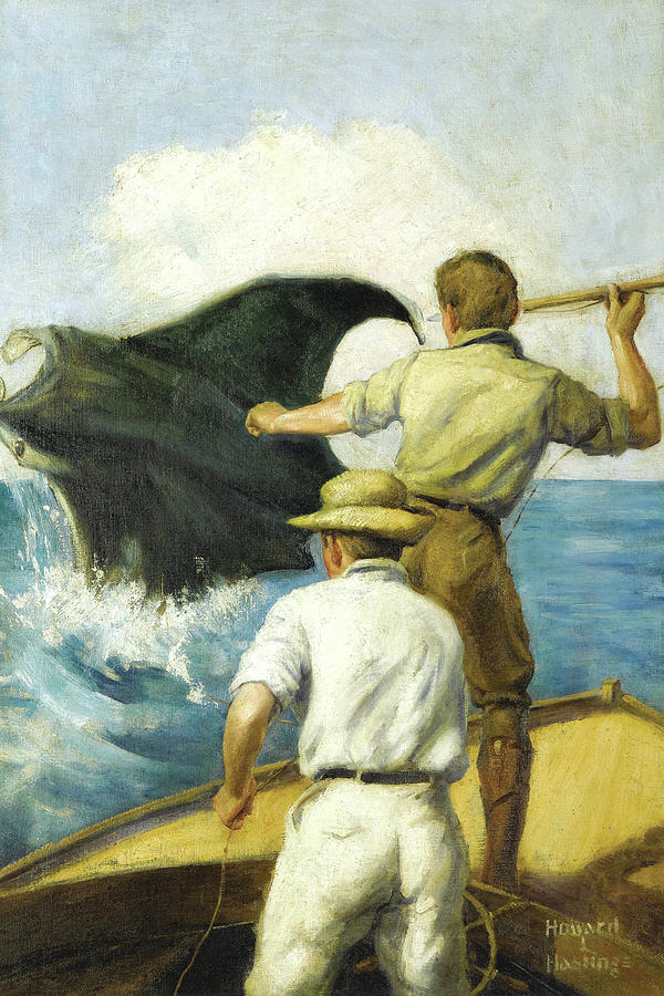 Sea Hunt Painting by Howard Hastings