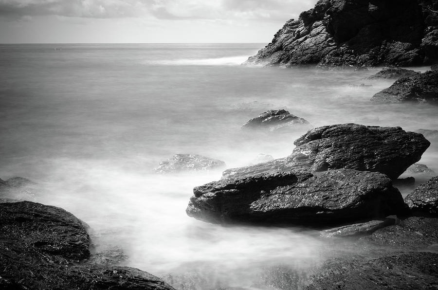 Sea In Black And White Photograph by Filippobacci