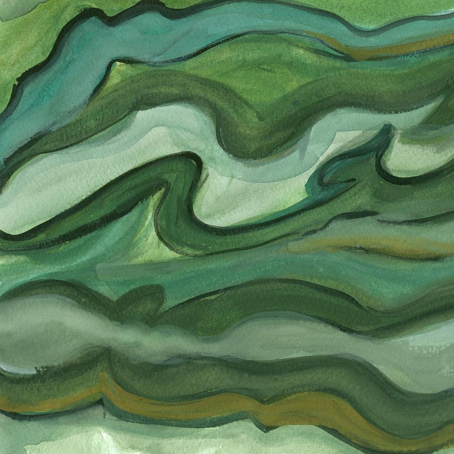 Sea Kelp II Painting by Lisa Choate