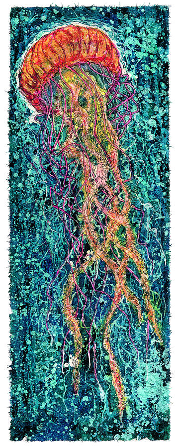 Sea Nettle Painting - Sea Nettle by Nick Cantrell Sea Nettle Painting - Sea Nettle by Nick Cantrell