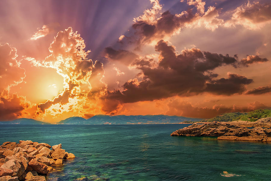 sea of Cinque Terre in Italy Photograph by Vivida Photo PC
