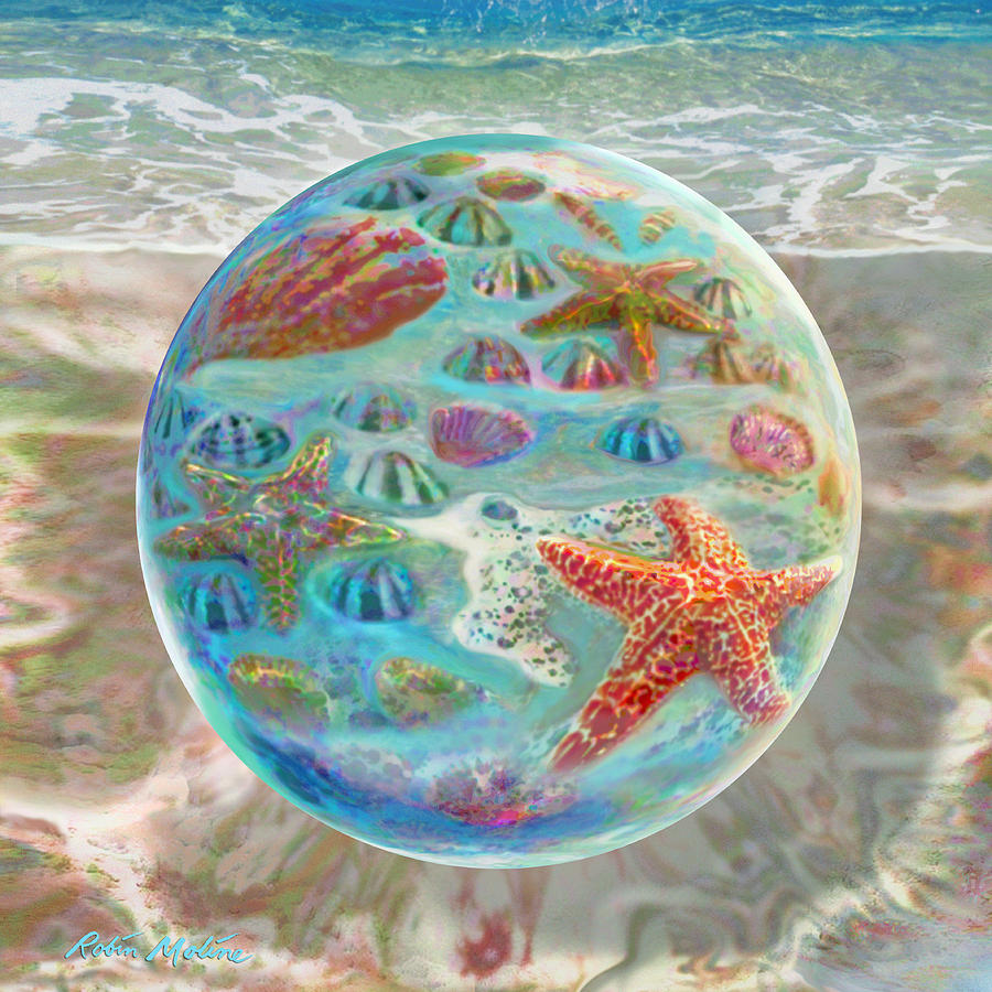 Sea of Shells Digital Art by Robin Moline