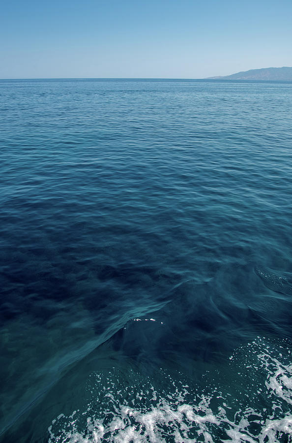 Sea or ocean blue water surface Photograph by Michalakis Ppalis