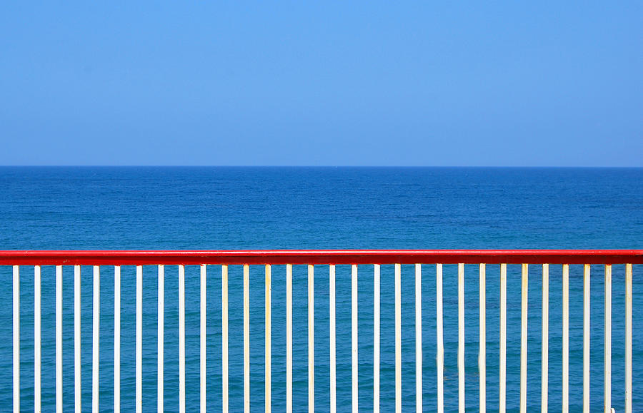 Sea Over Fence Photograph by Anja.stepanova