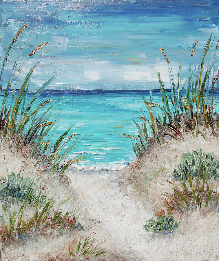 Sea Path Painting by Kathy Schumacher - Fine Art America