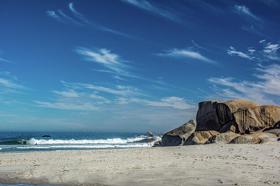 Glen Beach at Camps Bay, South Africa Photograph by Douglas Wielfaert
