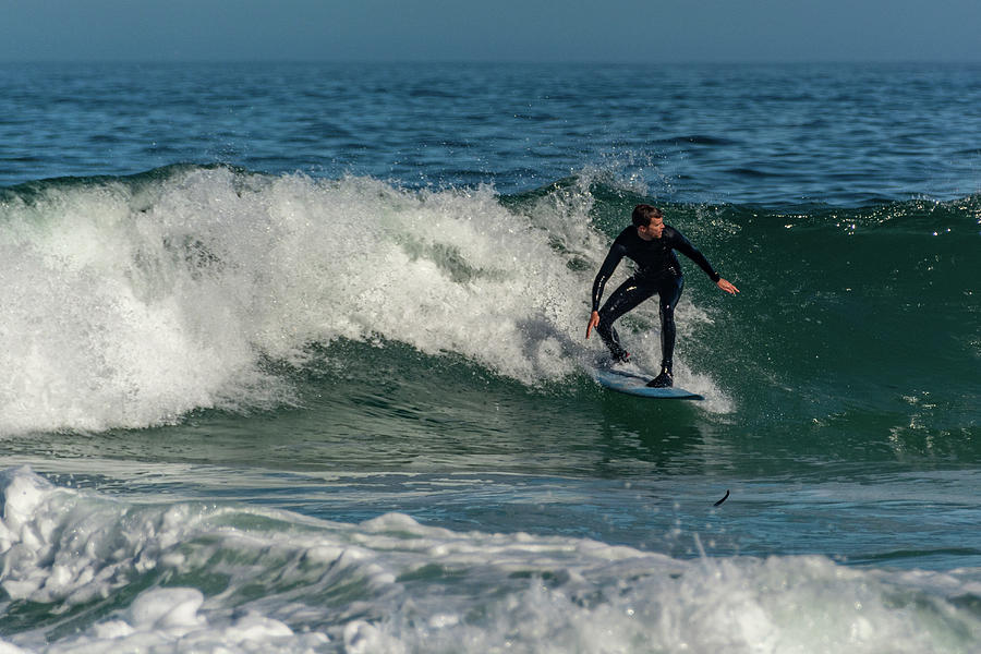 Glen Beach Surfer Photograph by Douglas Wielfaert