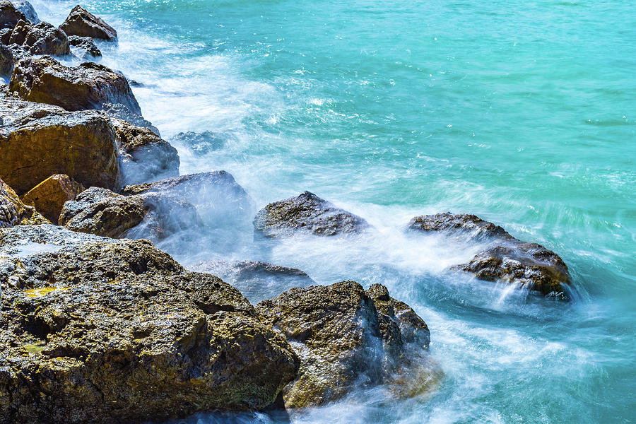 Sea Rocks in Montego Bay by Debbie Ann Powell Sea Rocks in Montego Bay by Debbie Ann Powell