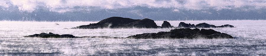 Sea Smoke Seascape Panorama Photograph by Marty Saccone