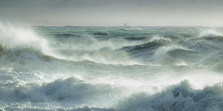 Sea storm 2 Photograph by Giovanni Allievi