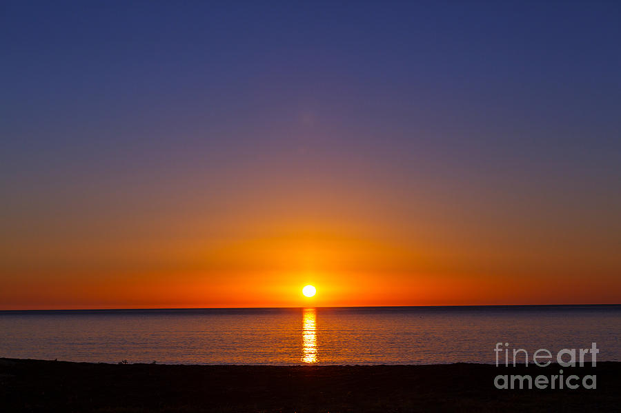 Tide Photograph - Sea Sunset by Galyna Andrushko Tide Photograph - Sea Sunset by Galyna Andrushko