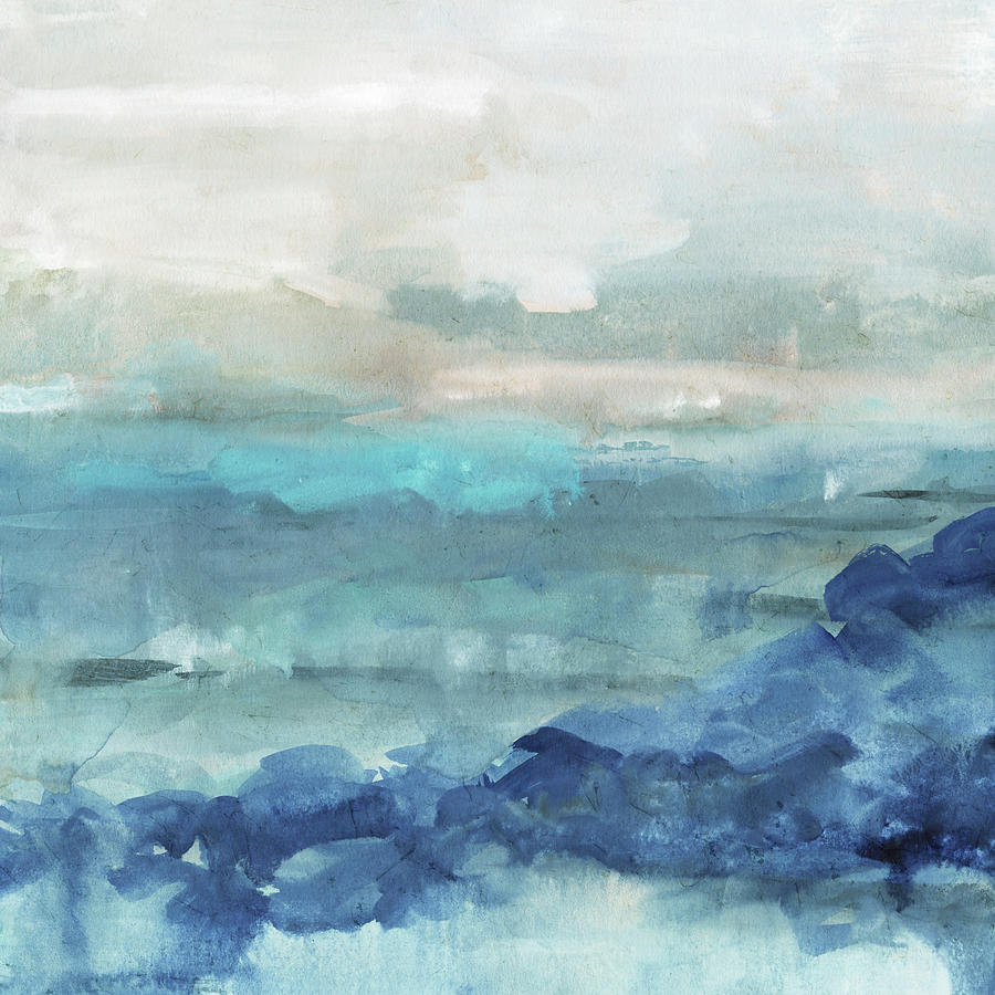 Landscape Painting - Sea Swell I by Victoria Borges