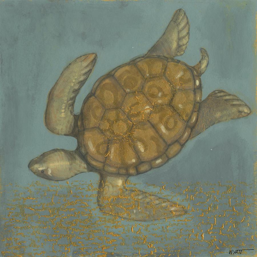 Pattern Painting - Sea Turtle II by Norman Wyatt Jr.