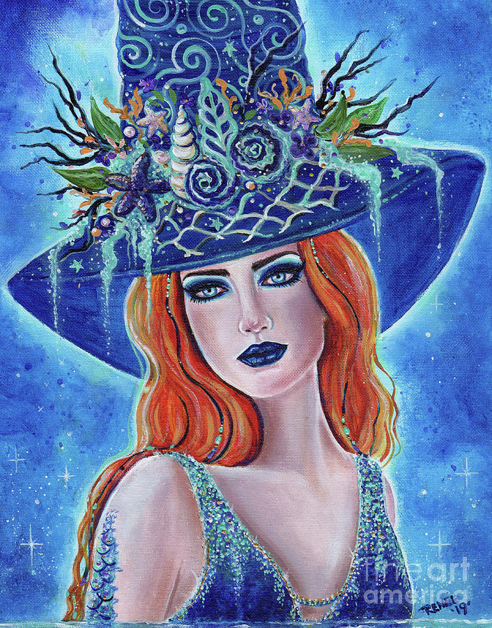 Sea Witch Painting by Renee Lavoie