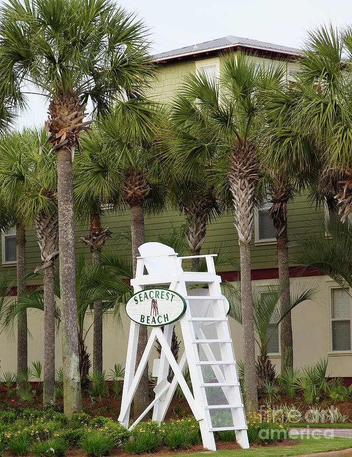 Seacrest Beach Photograph - Seacrest Lifeguard Chair by Megan Cohen Seacrest Beach Photograph - Seacrest Lifeguard Chair by Megan Cohen