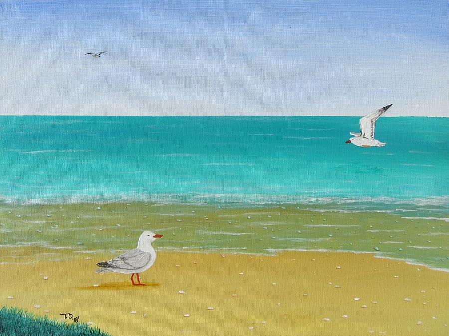 Seagulls Painting