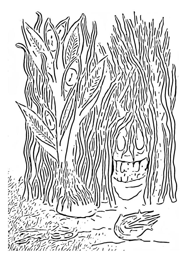 SEAHORSE by Delynn Addams Drawing by Delynn Addams