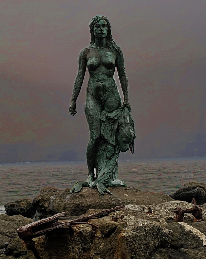 Seal Woman Statue Photograph by Imagery-at- Work
