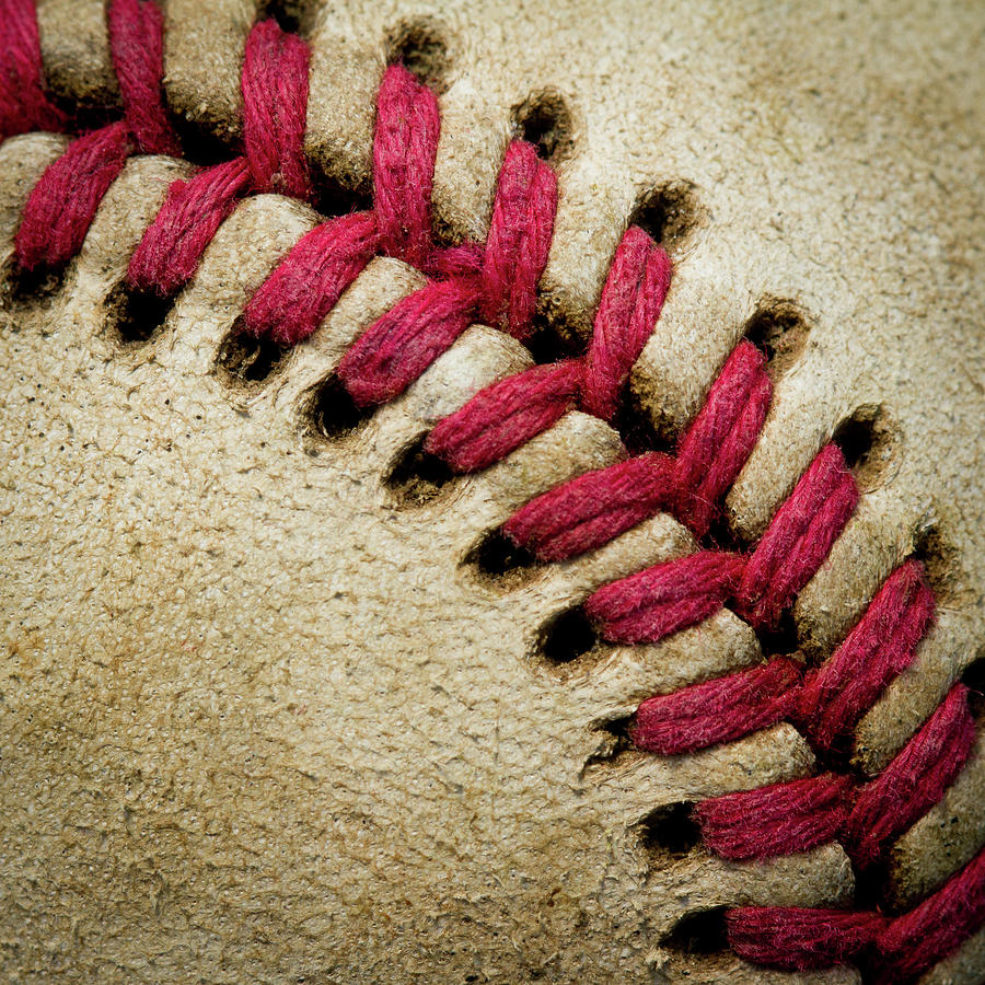 Seam On A Baseball Photograph by Photo By Brian T. Evans