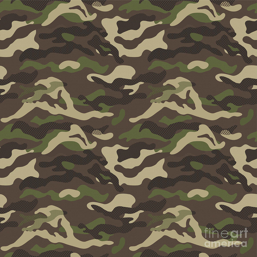 Seamless Camouflage Pattern by Afli Sam