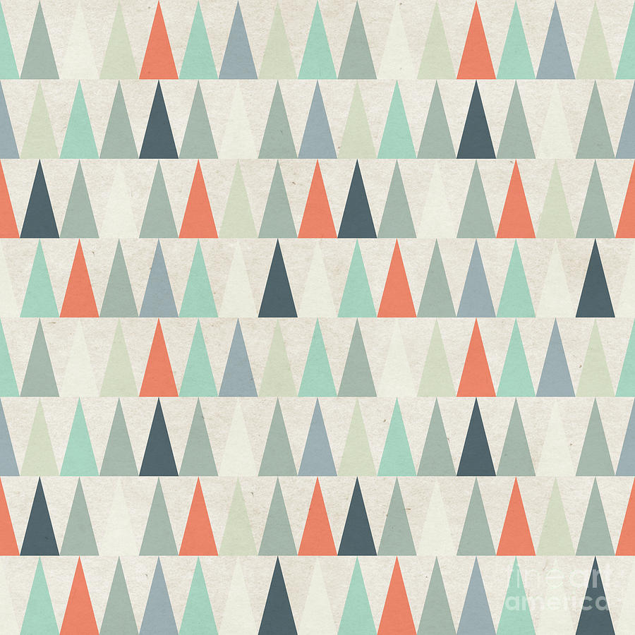 Template Digital Art - Seamless Geometric Pattern On Paper by Irtsya Template Digital Art - Seamless Geometric Pattern On Paper by Irtsya