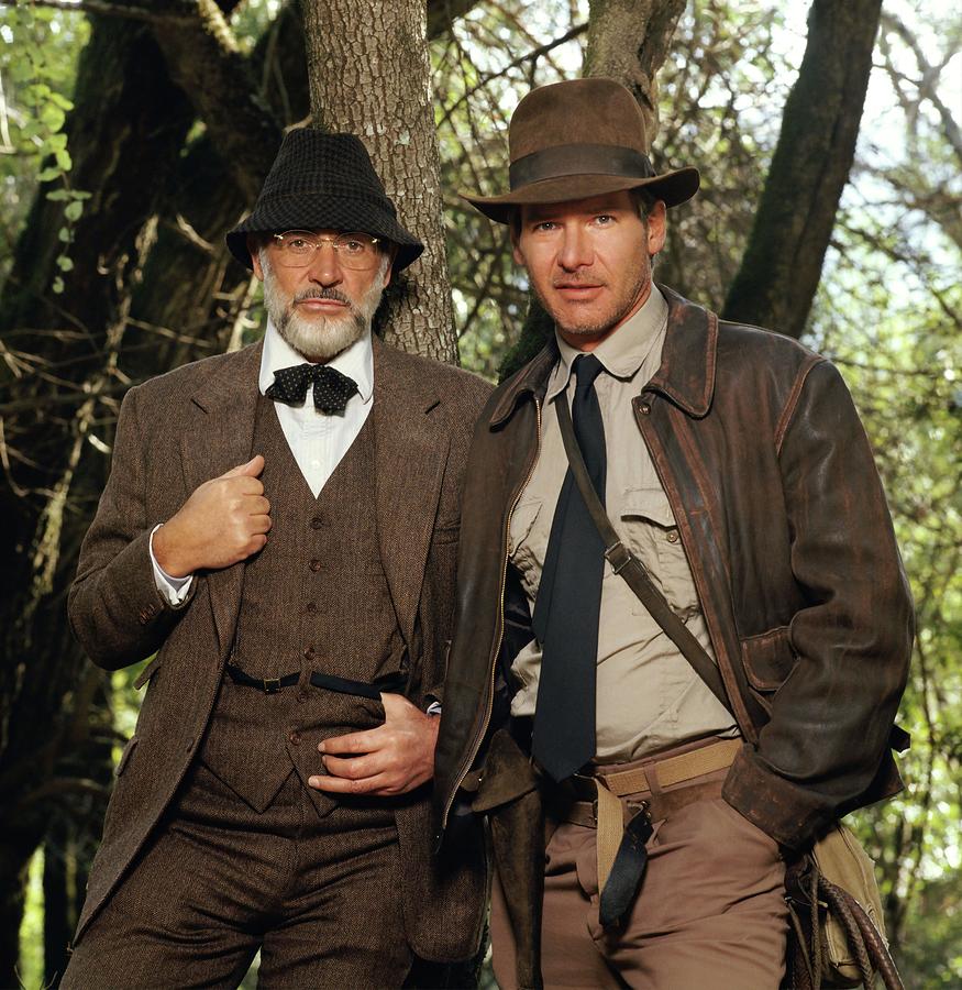 SEAN CONNERY and HARRISON FORD in INDIANA JONES AND THE LAST CRUSADE -1989-. Photograph by Album