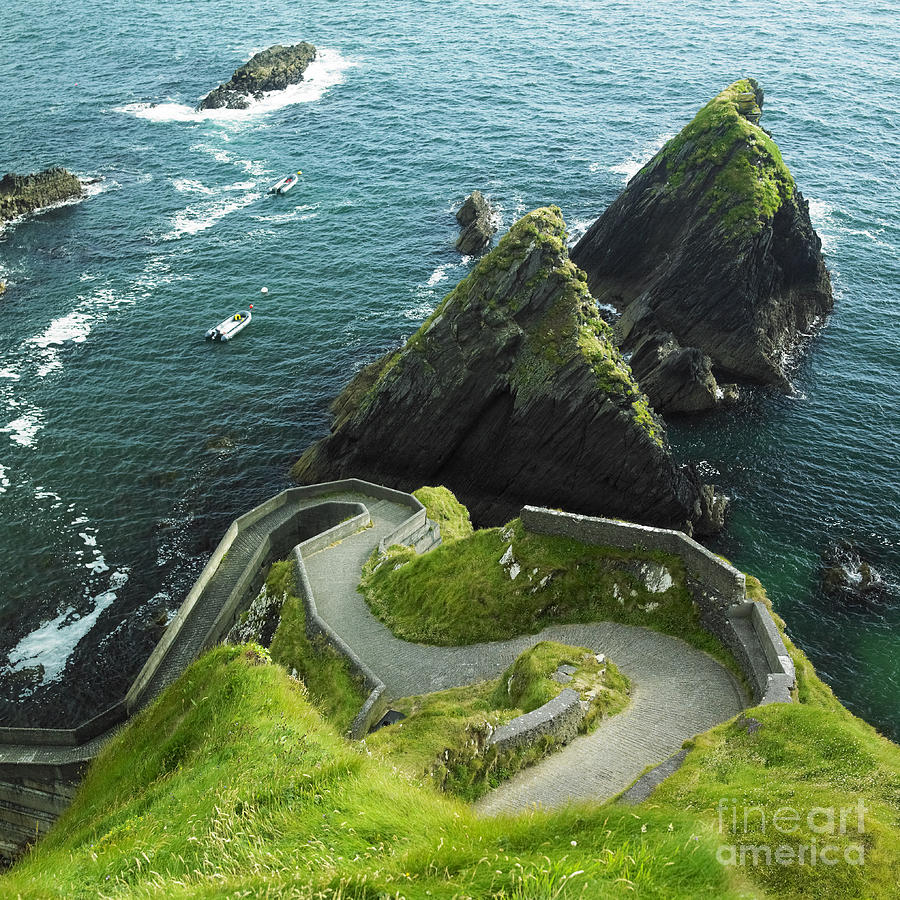 Seascape County Kerry Ireland Photograph by Richard Semik - Fine Art 